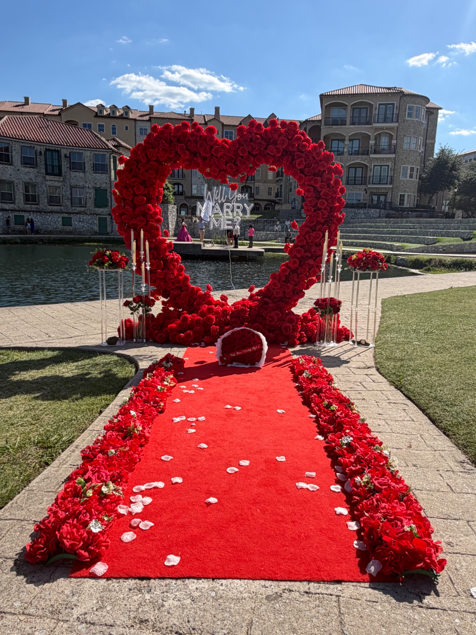 Lakeside proposal setup